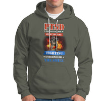 Veteran PTSD Hoodie You Never Know What We Are Fighting Underneath The Smile - Wonder Print Shop