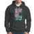Veteran PTSD Hoodie Not All Pain Is Physical Not All Wounds Are Visible Teal American Flag - Wonder Print Shop