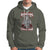 Veteran PTSD Hoodie All Warriors Leave War But War Never Leaves Them Skeleton Soldier - Wonder Print Shop