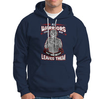 Veteran PTSD Hoodie All Warriors Leave War But War Never Leaves Them Skeleton Soldier - Wonder Print Shop