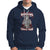 Veteran PTSD Hoodie All Warriors Leave War But War Never Leaves Them Skeleton Soldier - Wonder Print Shop