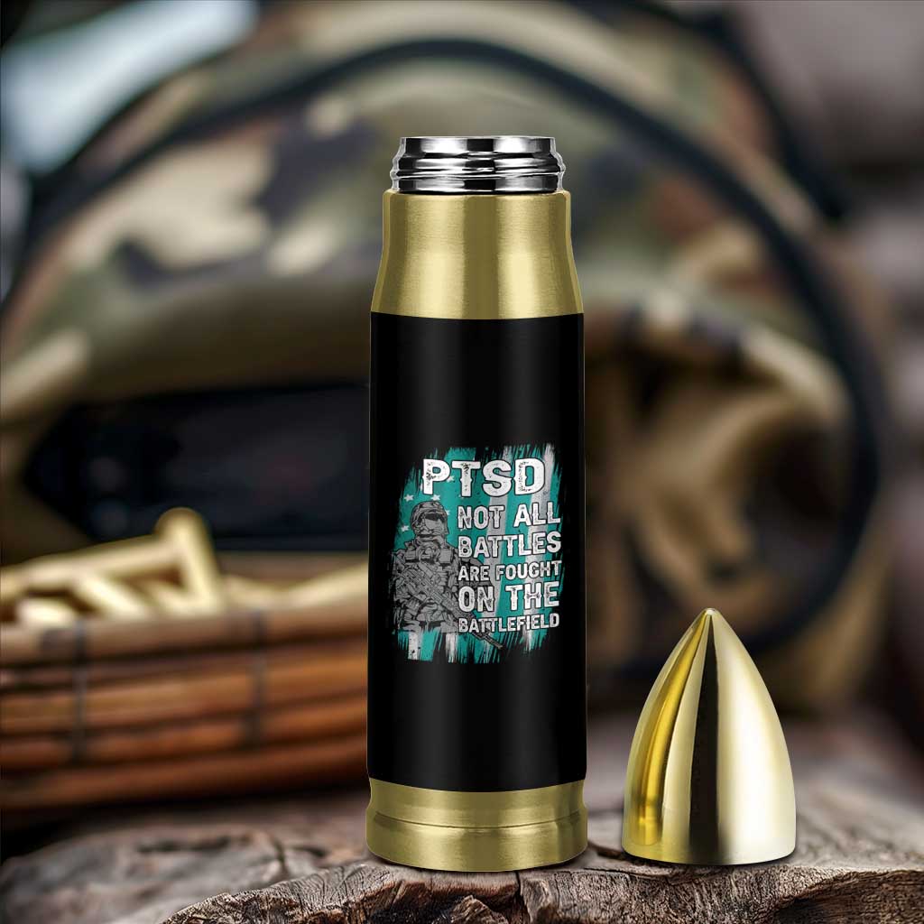 Veteran PTSD Bullet Tumbler Not All Battles Are Fought On The Battlefield