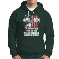 Veteran PTSD Hoodie Mission Save 22 Every Day American Flag Suicide Awareness - Wonder Print Shop