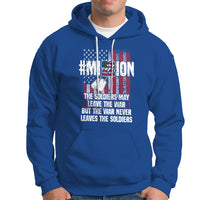 Veteran PTSD Hoodie Mission Save 22 Every Day American Flag Suicide Awareness - Wonder Print Shop
