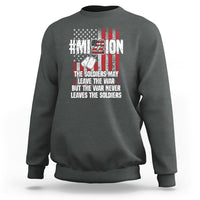 Veteran PTSD Sweatshirt Mission Save 22 Every Day American Flag Suicide Awareness - Wonder Print Shop