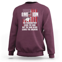 Veteran PTSD Sweatshirt Mission Save 22 Every Day American Flag Suicide Awareness - Wonder Print Shop