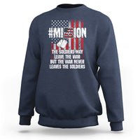Veteran PTSD Sweatshirt Mission Save 22 Every Day American Flag Suicide Awareness - Wonder Print Shop