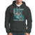 Veteran PTSD Hoodie Proud Tough Strong Determined Teal Ribbon - Wonder Print Shop