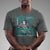 Veteran PTSD T Shirt Proud Tough Strong Determined Teal Ribbon - Wonder Print Shop