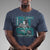 Veteran PTSD T Shirt Proud Tough Strong Determined Teal Ribbon - Wonder Print Shop