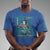 Veteran PTSD T Shirt Proud Tough Strong Determined Teal Ribbon - Wonder Print Shop