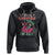 Skeleton Santa Hoodie Merry Christmas in July Summer Xmas Flamingo Float - Wonder Print Shop