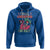 Skeleton Santa Hoodie Merry Christmas in July Summer Xmas Flamingo Float - Wonder Print Shop