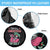 Skeleton Santa Spare Tire Cover Merry Christmas in July Summer Xmas Flamingo Float