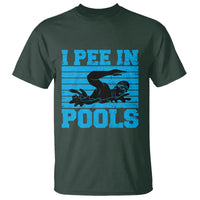 Swimming T Shirt I Pee In Pools Funny Pool Lovers Sarcastic Sayings Swimmers - Wonder Print Shop