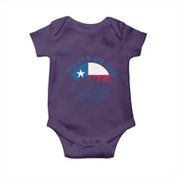 Strong Texas Baby Onesie Retro Flag Resilient Texans Pride - Wonder Print Shop