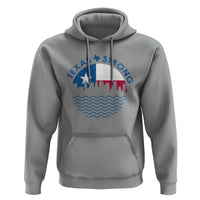 Strong Texas Hoodie Retro Flag Resilient Texans Pride - Wonder Print Shop