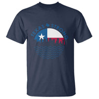 Strong Texas T Shirt Retro Flag Resilient Texans Pride - Wonder Print Shop