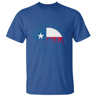 Strong Texas T Shirt Retro Flag Resilient Texans Pride - Wonder Print Shop