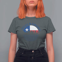 Strong Texas T Shirt For Women Retro Flag Resilient Texans Pride - Wonder Print Shop