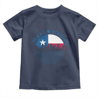 Strong Texas Toddler T Shirt Retro Flag Resilient Texans Pride - Wonder Print Shop
