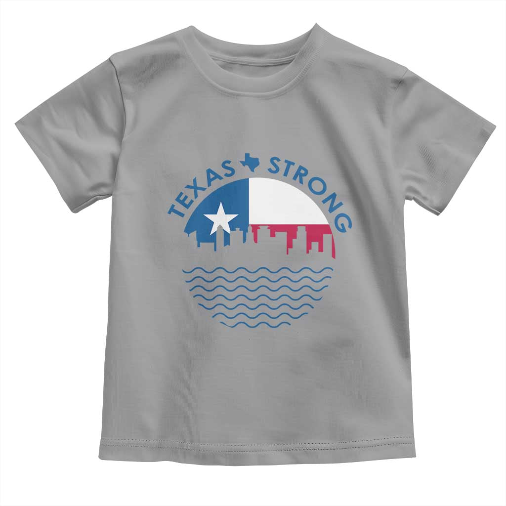 Strong Texas Toddler T Shirt Retro Flag Resilient Texans Pride - Wonder Print Shop