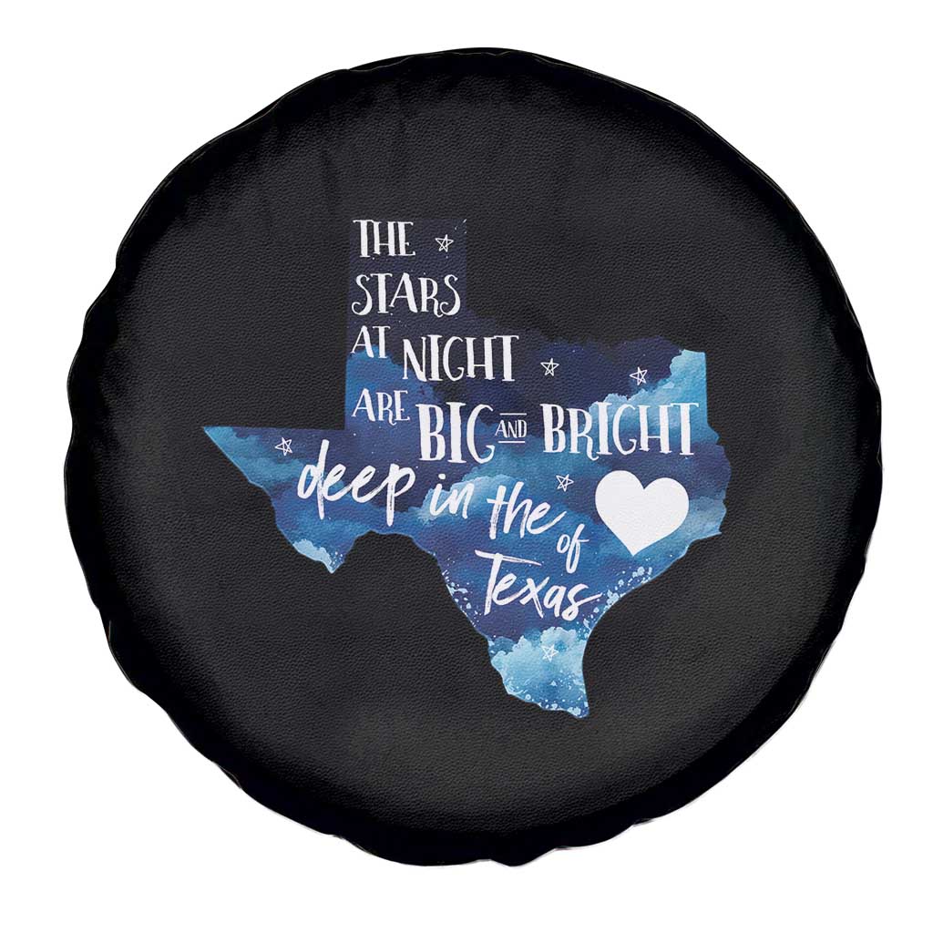 Texas Pride Spare Tire Cover The Stars at Night Are Big and Bright - Wonder Print Shop
