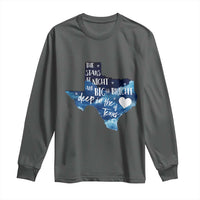 Texas Pride Long Sleeve Shirt The Stars at Night Are Big and Bright - Wonder Print Shop