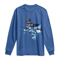 Texas Pride Long Sleeve Shirt The Stars at Night Are Big and Bright - Wonder Print Shop
