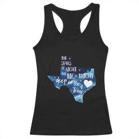Texas Pride Racerback Tank Top The Stars at Night Are Big and Bright - Wonder Print Shop