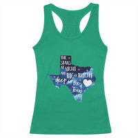 Texas Pride Racerback Tank Top The Stars at Night Are Big and Bright - Wonder Print Shop