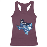 Texas Pride Racerback Tank Top The Stars at Night Are Big and Bright - Wonder Print Shop
