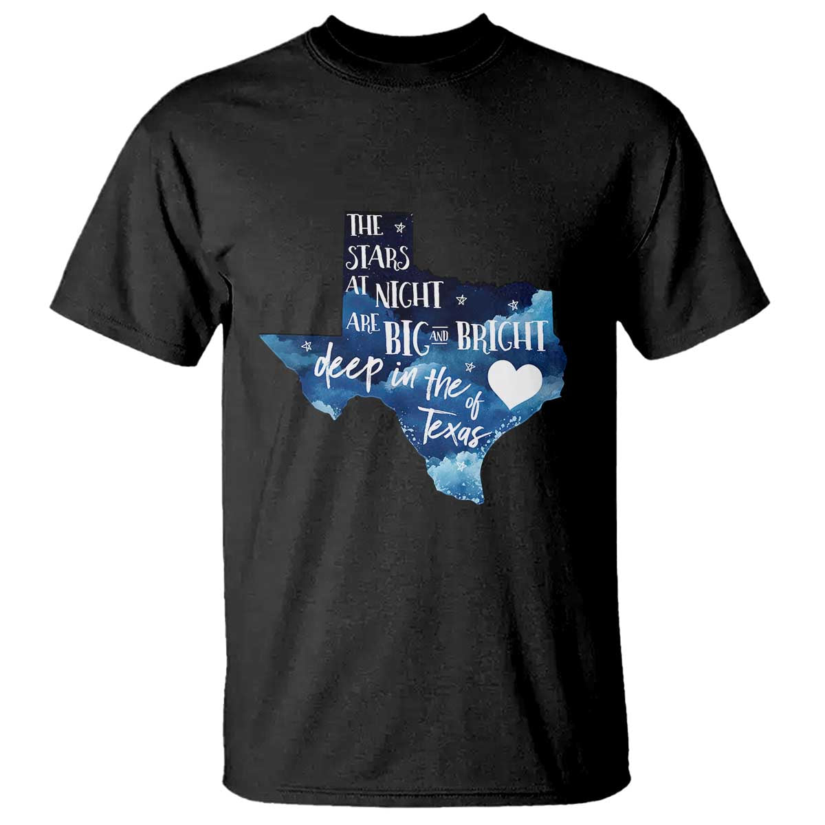 Texas Pride T Shirt The Stars at Night Are Big and Bright - Wonder Print Shop