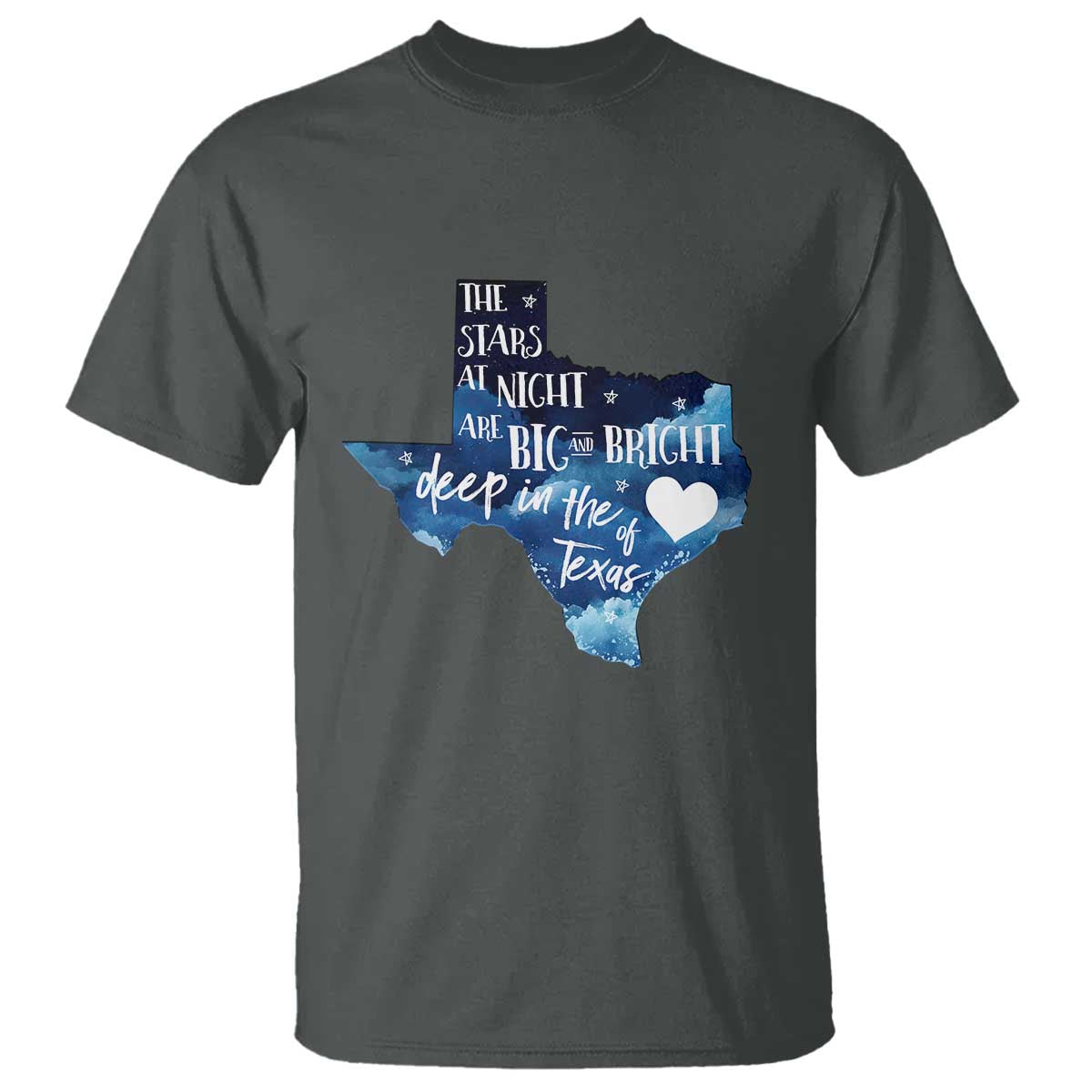 Texas Pride T Shirt The Stars at Night Are Big and Bright - Wonder Print Shop