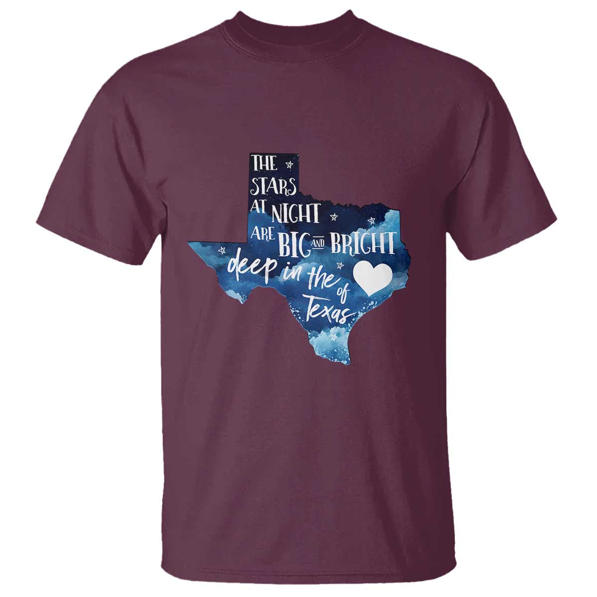 Texas Pride T Shirt The Stars at Night Are Big and Bright - Wonder Print Shop