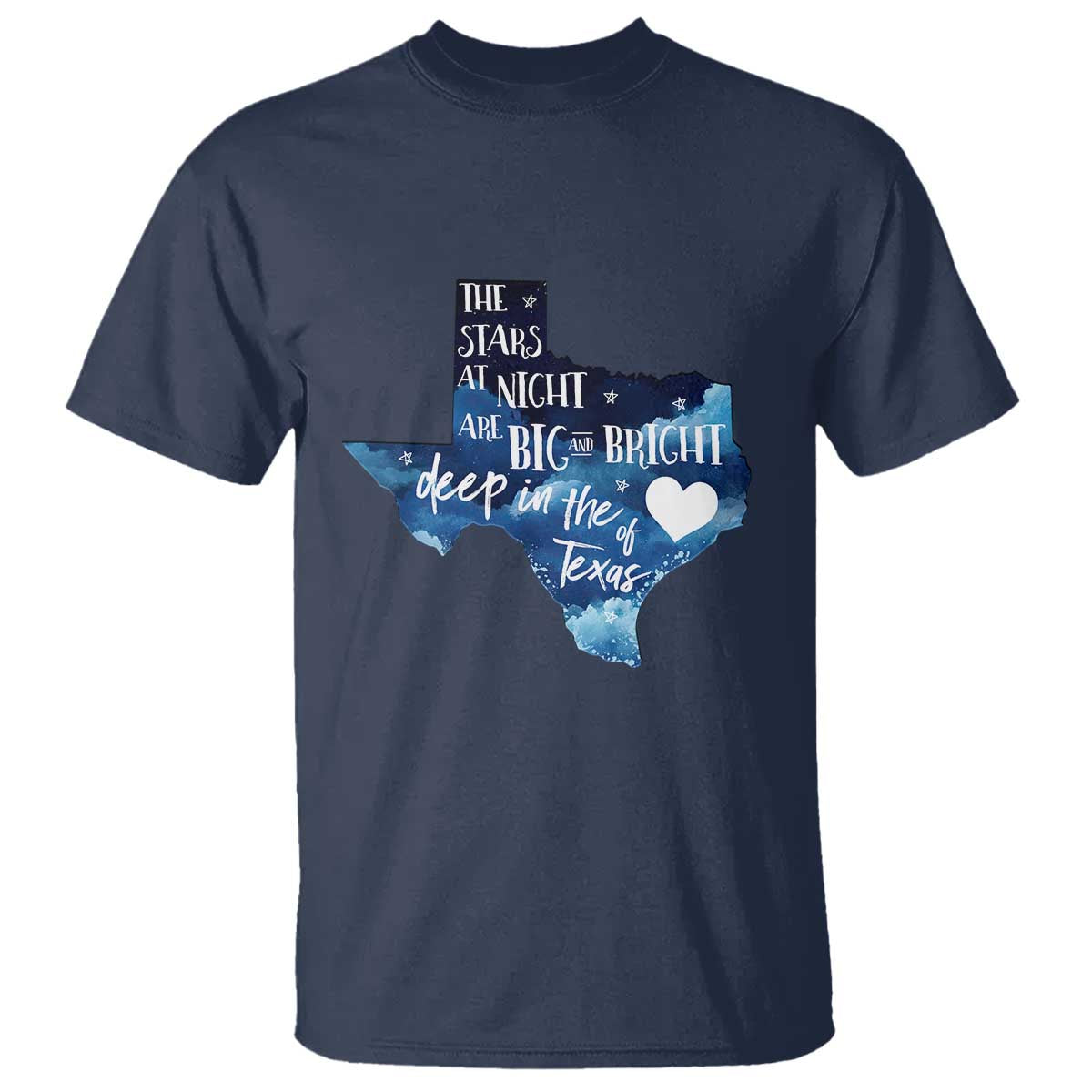 Texas Pride T Shirt The Stars at Night Are Big and Bright - Wonder Print Shop