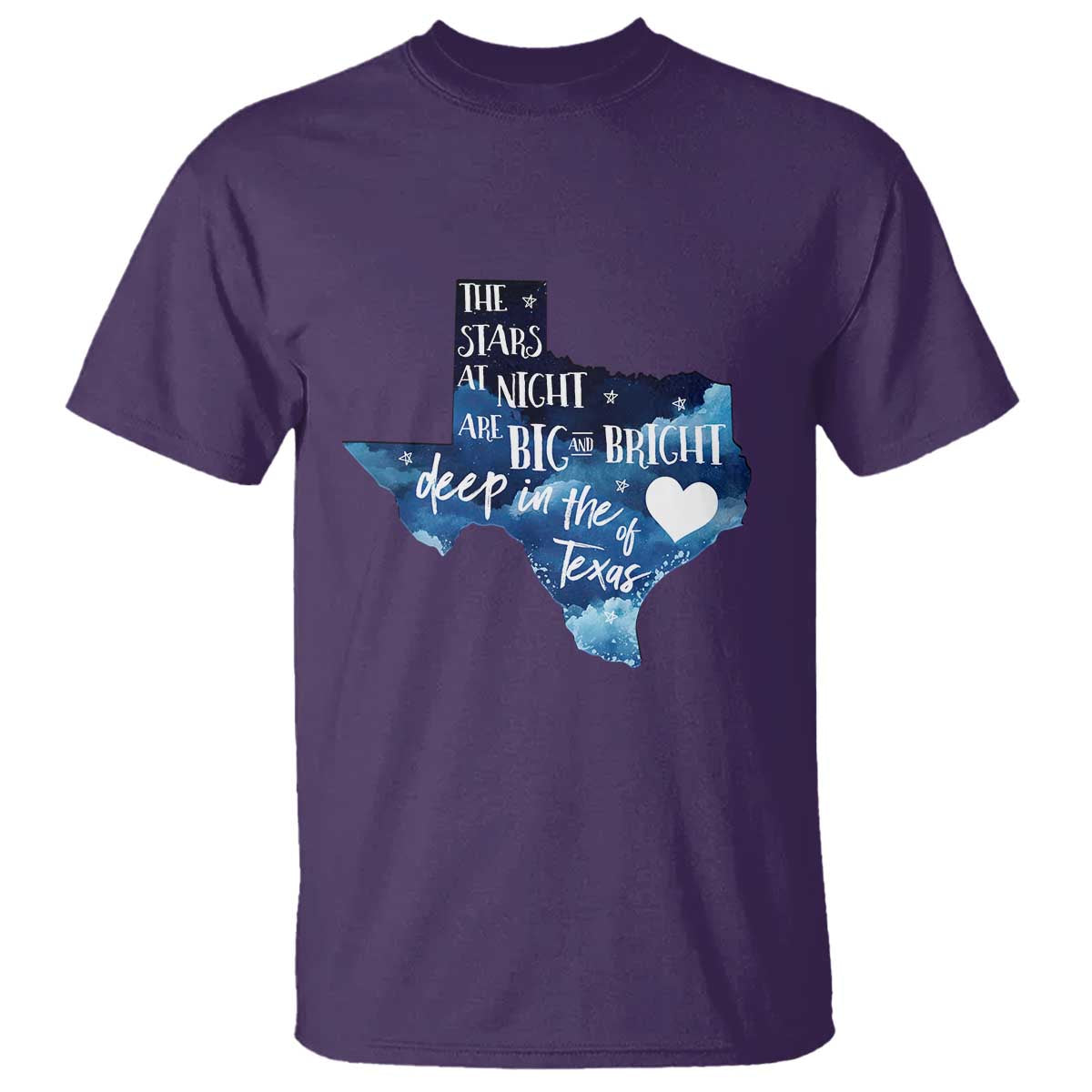 Texas Pride T Shirt The Stars at Night Are Big and Bright - Wonder Print Shop