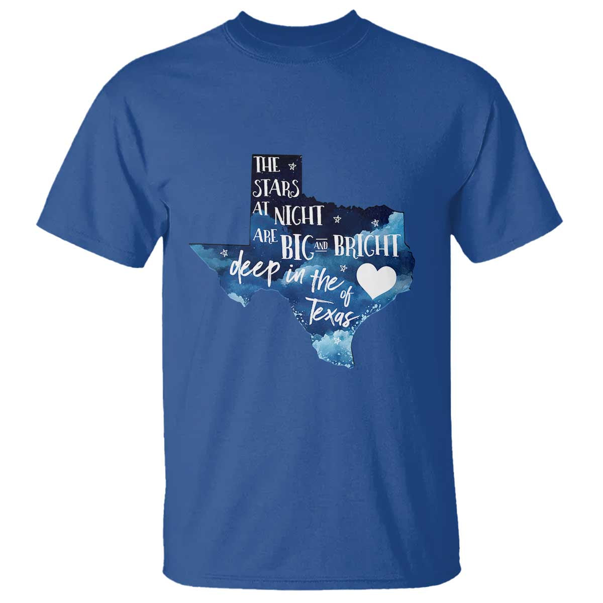 Texas Pride T Shirt The Stars at Night Are Big and Bright - Wonder Print Shop