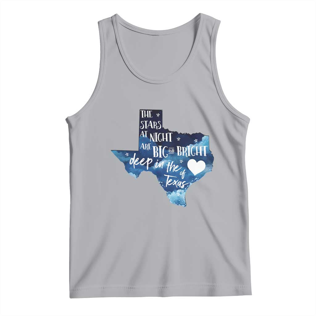Texas Pride Tank Top The Stars at Night Are Big and Bright - Wonder Print Shop