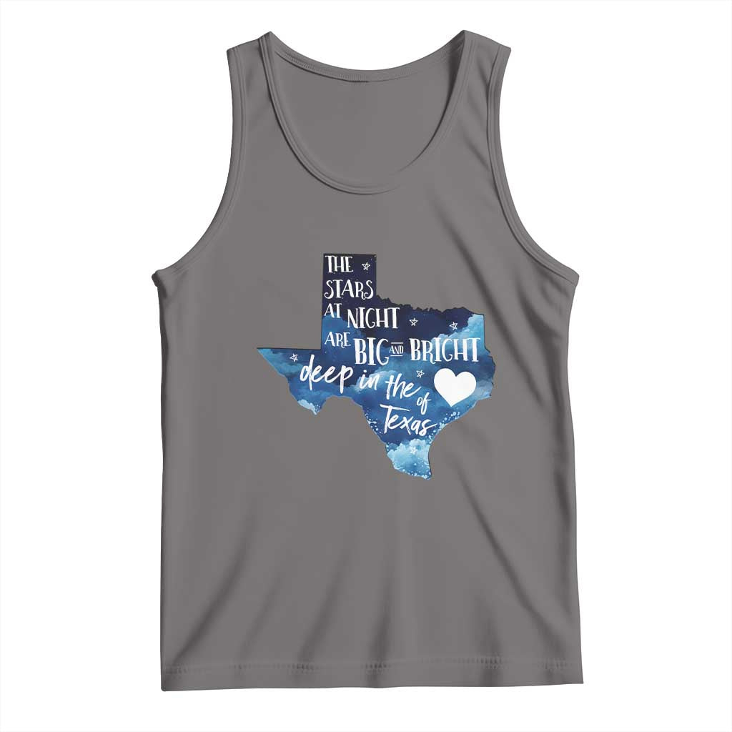 Texas Pride Tank Top The Stars at Night Are Big and Bright - Wonder Print Shop