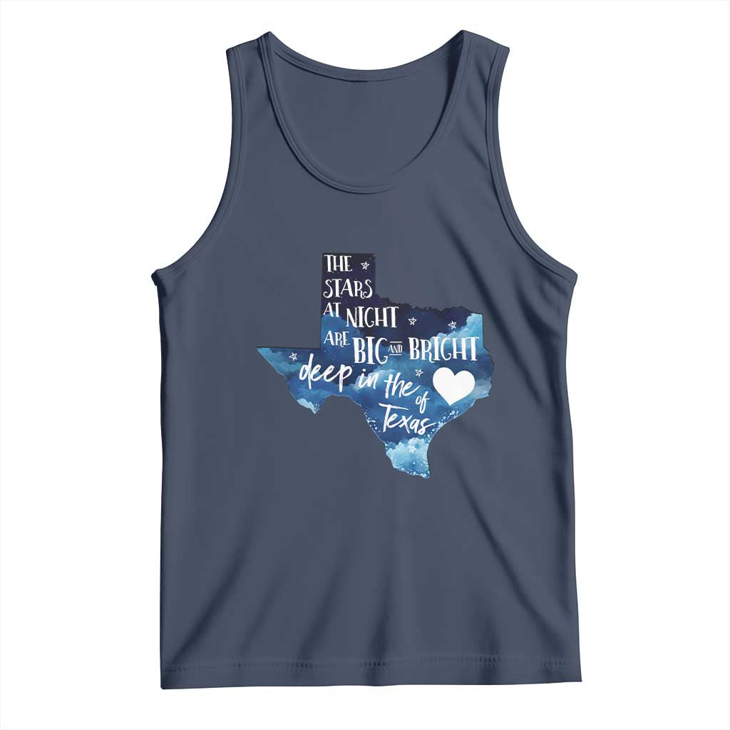 Texas Pride Tank Top The Stars at Night Are Big and Bright - Wonder Print Shop