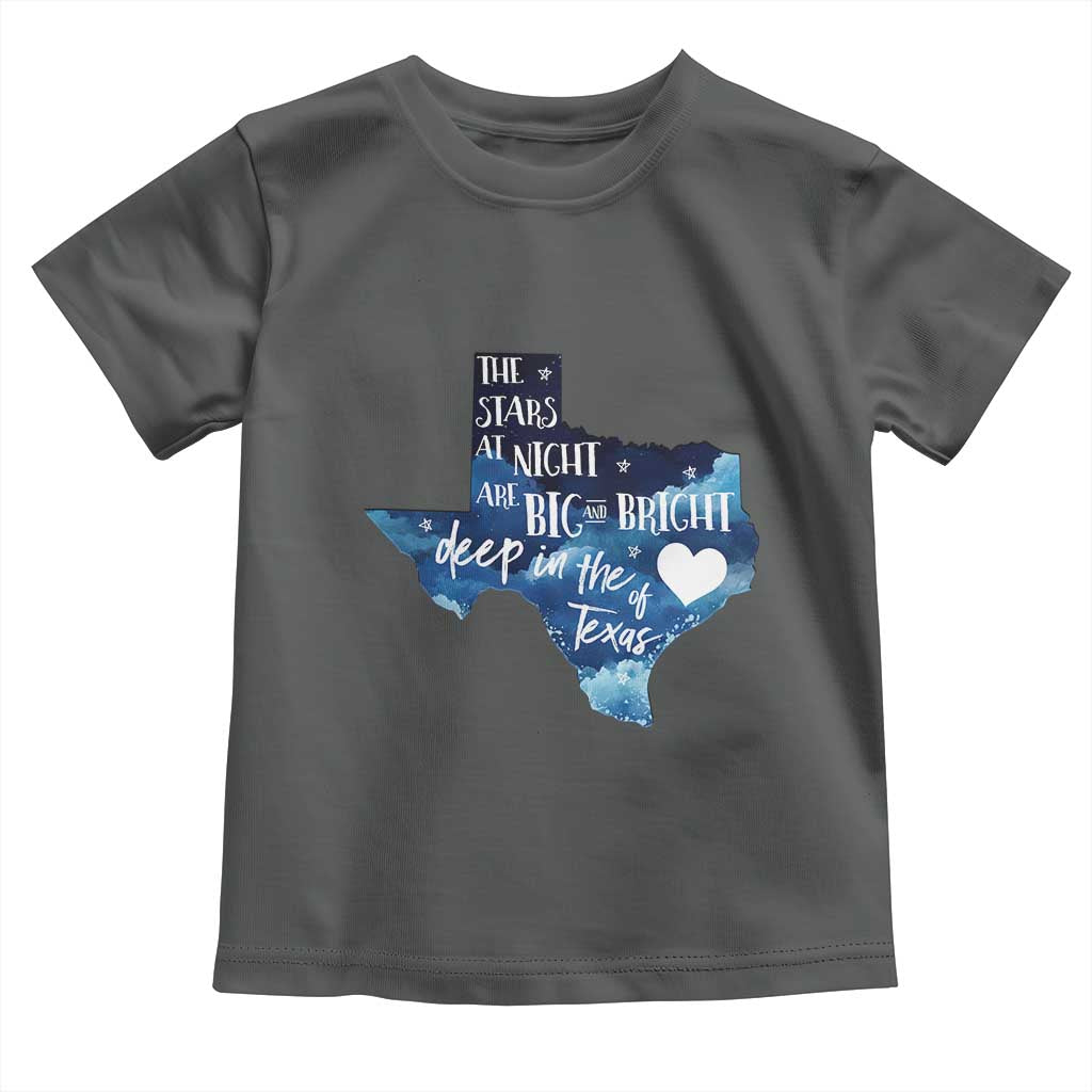Texas Pride Toddler T Shirt The Stars at Night Are Big and Bright - Wonder Print Shop