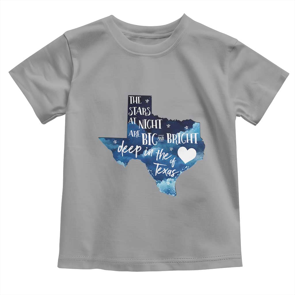 Texas Pride Toddler T Shirt The Stars at Night Are Big and Bright - Wonder Print Shop