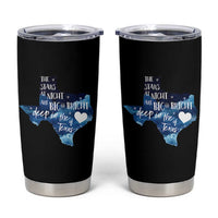 Texas Pride Tumbler Cup The Stars at Night Are Big and Bright - Wonder Print Shop