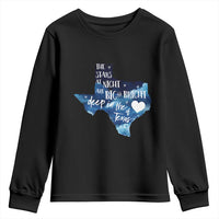 Texas Pride Youth Sweatshirt The Stars at Night Are Big and Bright - Wonder Print Shop