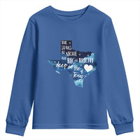 Texas Pride Youth Sweatshirt The Stars at Night Are Big and Bright - Wonder Print Shop