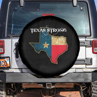Strong Texas Spare Tire Cover Retro Lone Star State Pride Distressed Flag - Wonder Print Shop