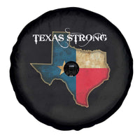Strong Texas Spare Tire Cover Retro Lone Star State Pride Distressed Flag - Wonder Print Shop