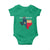 Strong Texas Baby Onesie Retro Lone Star State Pride Distressed Flag - Wonder Print Shop