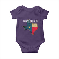 Strong Texas Baby Onesie Retro Lone Star State Pride Distressed Flag - Wonder Print Shop
